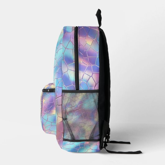 Monogramm für die Holographische Folie Bedruckter Rucksack (Rechts)