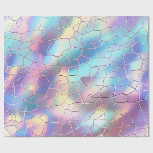 Monogramm für die Holographische Folie Geschenkpapier (Flach)