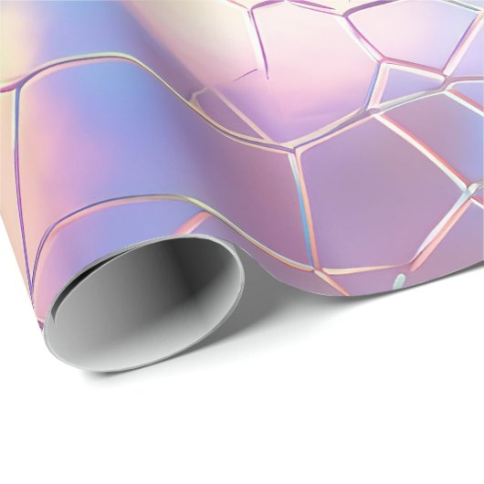 Monogramm für die Holographische Folie Geschenkpapier (Rolleneckpunkt)