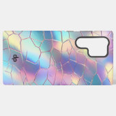 Monogramm für die Holographische Folie Samsung Galaxy Hülle (Rückseite (Horizontal))