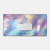 Monogramm für die Holographische Folie Schreibtischunterlage (Tastatur & Maus)