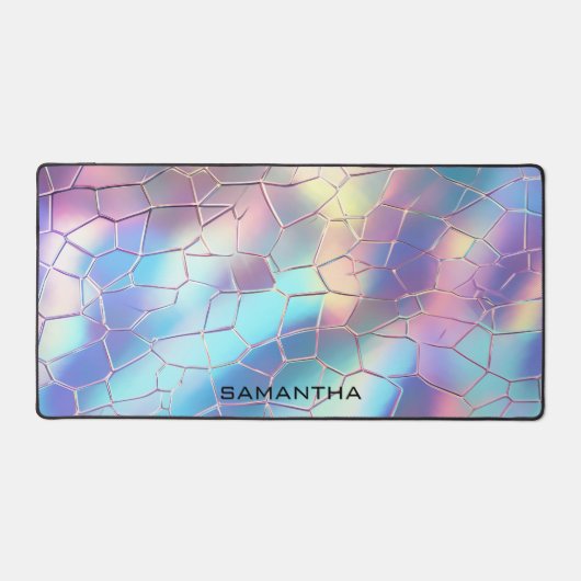 Monogramm für die Holographische Folie Schreibtischunterlage (Vorderseite)