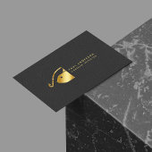 Monogramm für die Inspektion der Fischerei auf Gol Visitenkarte