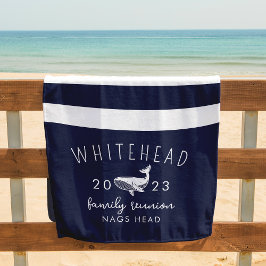 Monogramm für die Nautische Marine Strandtuch