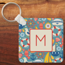 Monogramm für die niedliche Lebensdauer des Nautis