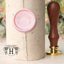 Monogramm für die verzierte Rundblatthupplung