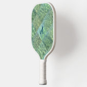 Monogramm für die Wasserpatchwork-Monographie Pickleball Schläger (Links)