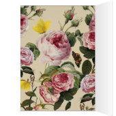 MONOGRAMM FÜR DREI HUNDE, ROSE UND SCHALTFLÄCHEN (Innen (Links))