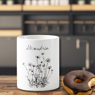 Monogramm für einfaches Länderfeld von Blume Kaffeetasse