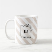 Monogramm für Elfenbeinstäbe Kaffeetasse (Links)