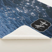 Monogramm für funkelnd Tiefseegarantien Sherpadecke (3/4)