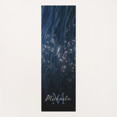 Monogramm für funkelnd Tiefseegarantien Yogamatte (Vorderseite)