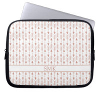 Monogramm für Girl-Rose-Gold-Foil-Tribal-Pfeile