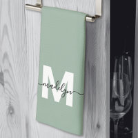 Monogramm für grünen Namen