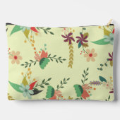 Monogramm für hübsche Frühlingsflorenminze Zubehörtasche (Rückseite)