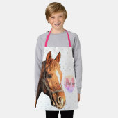 Monogramm für hübsche Pferdehaltung Schürze (Getragen)