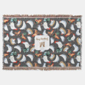 Monogramm für Hühnerfamilien Decke (Vorderseite)