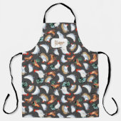 Monogramm für Hühnerfamilien Schürze (Vorderseite)