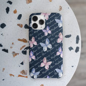 Monogramm für inspirierende Zitatstrümpfe Case-Mate iPhone Hülle