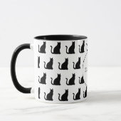 Monogramm für Katzen, Katzen und mehr Katzen Tasse (Links)