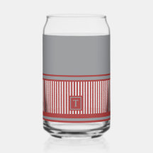 Monogramm für klassische Streifen