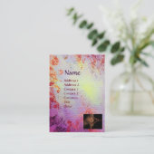 MONOGRAMM FÜR LEICHTE ERINNERUNGEN VISITENKARTE (Stehend Vorderseite)