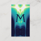 MONOGRAMM FÜR LICHTWELLEN VISITENKARTE (Rückseite)