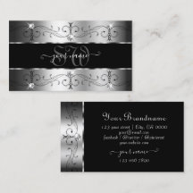 Monogramm für luxuriöse Silber- und Schwarzweißgre