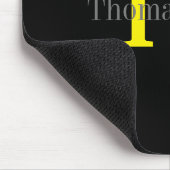 Monogramm für Männer Modernes Minimalistisch Schwa Mousepad (Ecke)