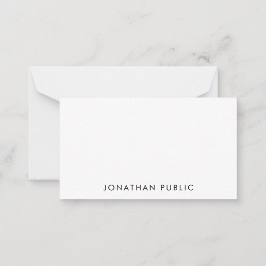 Monogramm für Minimalistische Vorlagen (Vorderseite)