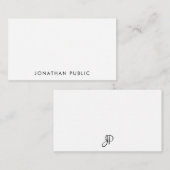 Monogramm für Minimalistische Vorlagen (Vorne/Hinten)