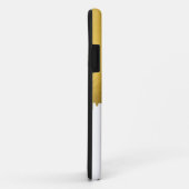 Monogramm für modische Gold-Metallic-Tropfen Case-Mate iPhone Hülle (Hinten/Rechts)