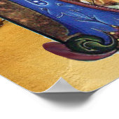 MONOGRAMM FÜR NATIVITÄTSPARCHIERUNGEN POSTER (Ecke)