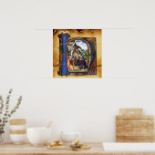 MONOGRAMM FÜR NATIVITÄTSPARCHIERUNGEN POSTER (Küche)