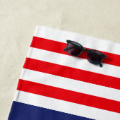 Monogramm für Nautic Anchor Patriotic Stars & Stri Strandtuch (Beispiel)