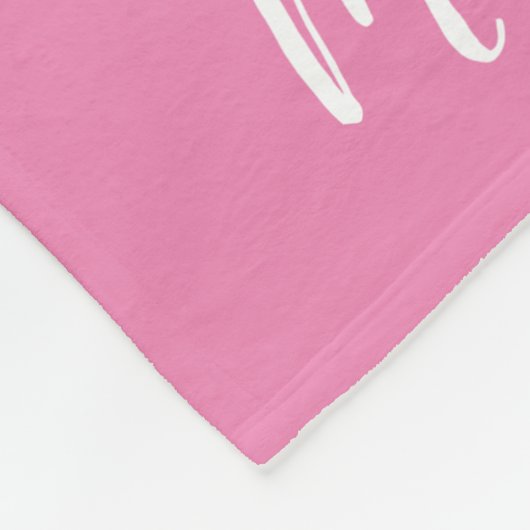 Monogramm für Navy und Rosa Trellis | Editierbare  Fleecedecke (Ecke)