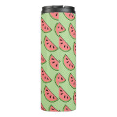 Monogramm für niedliche Wassermelonen Thermosbecher (Rückseite)