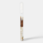 Monogramm für niedliche Welpenblumen Case-Mate iPhone Hülle (Rückseite / Links)