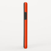 Monogramm für Orange und Blaustreifen Case-Mate iPhone Hülle (Hinten/Rechts)