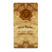 MONOGRAMM FÜR PARKPLÄTZE UND SIEGEL (Vorne)