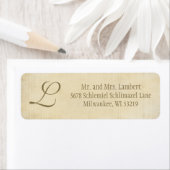 Monogramm für Pergament individuell anpassbar (Insitu)