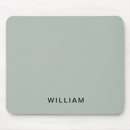 Monogramm für personalisierte Ash-und-Name | Elega Mousepad (Vorne)