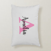 Monogramm für personalisierte Bezeichnung Dekokissen (Vorderseite(Vertikal))