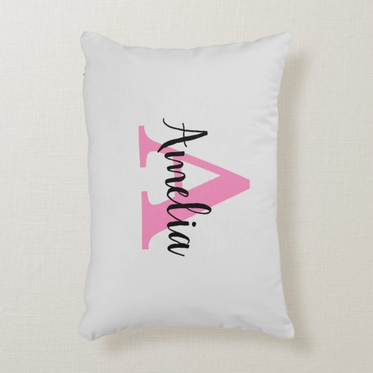 Monogramm für personalisierte Bezeichnung Dekokissen (Vorderseite(Vertikal))