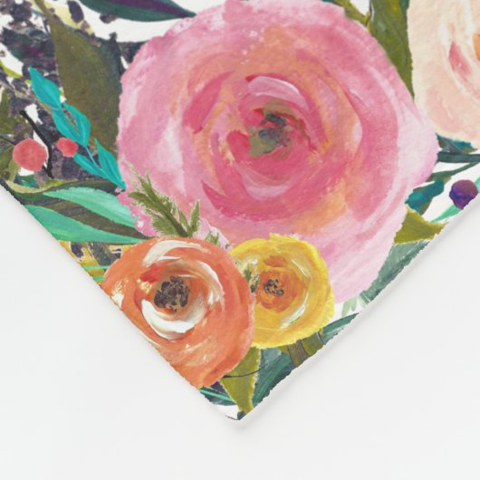 Monogramm für personalisierte Bezeichnung Fleecedecke (Ecke)