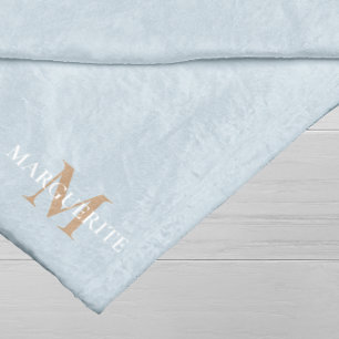 Monogramm für personalisierte Bezeichnung Fleecedecke