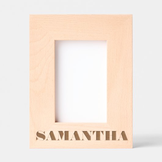 Monogramm für personalisierte Bezeichnung Geätzte Rahmen (Vorderseite)