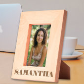 Monogramm für personalisierte Bezeichnung Geätzte Rahmen