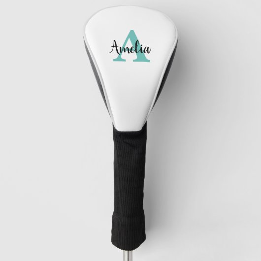 Monogramm für personalisierte Bezeichnung Golf Headcover (Vorderseite)