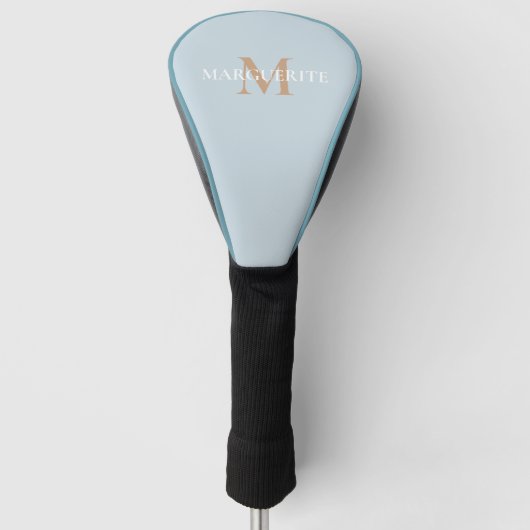 Monogramm für personalisierte Bezeichnung Golf Headcover (Vorderseite)